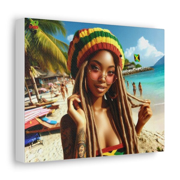 Jamaican Beauty_2 Canvas Wrap - Image 2